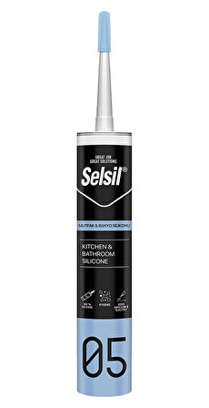 Selsil Mutfak & Banyo Silikonu Şeffaf 280 Ml.
