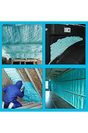 Selsil Pu Thermal Foam Isı Ve Ses Yalıtım Köpüğü 850 Ml. (5 Adet),Demir Köpük Tabancası