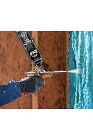 Selsil Pu Thermal Foam Isı Ve Ses Yalıtım Köpüğü 850 Ml. (5 Adet),Demir Köpük Tabancası