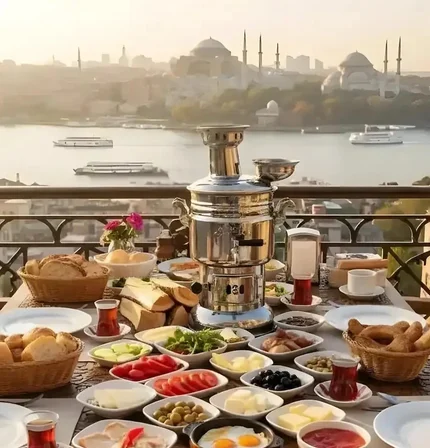SÖZENLER 4 LİTRE KÖMÜRLÜ-ODUNLU KROM SEMAVER TURBO MODELİ