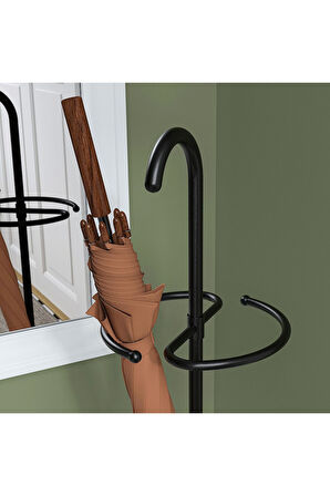 Şemsiyelik, Siyah, 76 cm