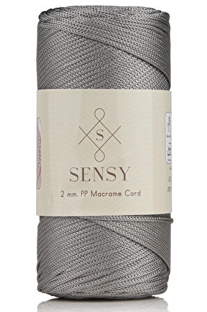 SENSY Premium 200 Gr Polyester Makrome İpi 2 MM - 230 M Supla İp Ve Çanta İpliği