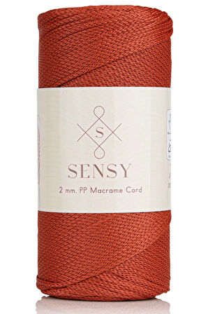 SENSY Premium 200 Gr Polyester Makrome İpi 2 MM - 230 M Supla İp Ve Çanta İpliği