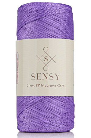 SENSY Premium 200 Gr Polyester Makrome İpi 2 MM - 230 M Supla İp Ve Çanta İpliği