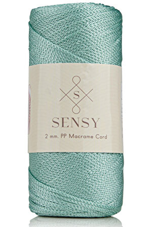 SENSY Premium 200 Gr Polyester Makrome İpi 2 MM - 230 M Supla İp Ve Çanta İpliği