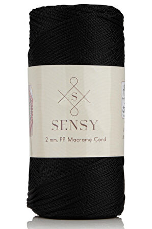 SENSY Premium 200 Gr Polyester Makrome İpi Kot Mavisi 2 Mm - 230 M Supla İp Ve Çanta İpliği