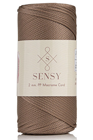 SENSY Premium 200 Gr Polyester Makrome İpi 2 MM - 230 M Supla İp Ve Çanta İpliği