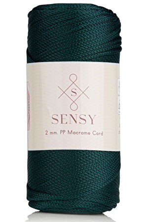 SENSY Premium 200 Gr Polyester Makrome İpi 2 MM - 230 M Supla İp Ve Çanta İpliği