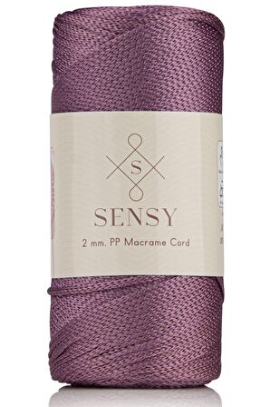 SENSY Premium 200 Gr Polyester Makrome İpi 2 MM - 230 M Supla İp Ve Çanta İpliği