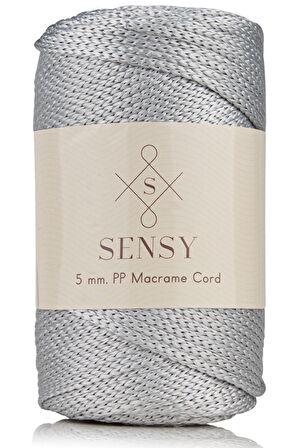 SENSY Premium Polyester PP Cord Makrome İpi 5 MM