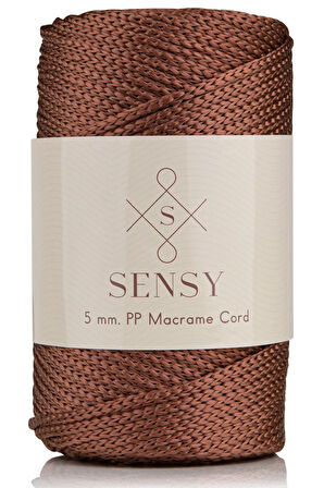 SENSY Premium Polyester PP Cord Makrome İpi 5 MM