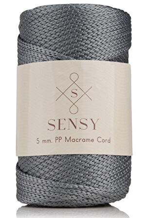 SENSY Premium Polyester PP Cord Makrome İpi 5 MM