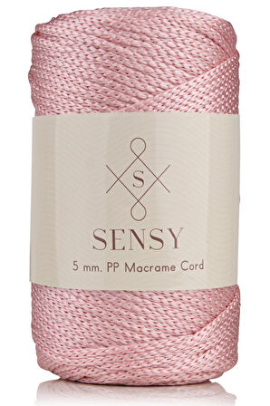 SENSY Premium Polyester PP Cord Makrome İpi 5 MM