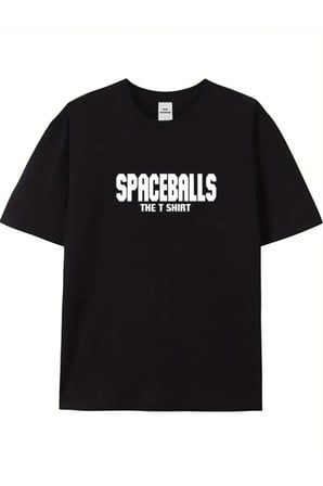 Erkek Baskılı Oversize Bisiklet Yaka T-shirt - Siyah