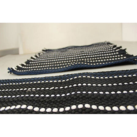 Hyundai İ10 Serme Kilim Minder 3lü Siyah Beyaz FS