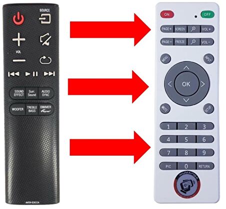 Samsung AH59-02632A Ses Sistemi Kumandası