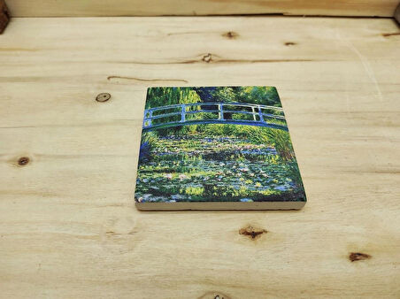 Claude Monet Set 1 - Kupa Mousepad Traverten Bardak Altlığı 1