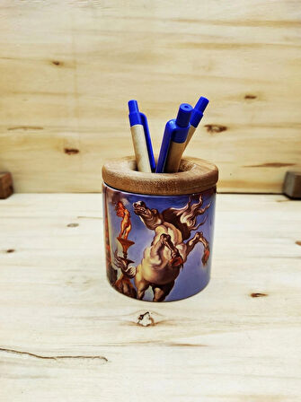 Salvador Dali Set 2 - Kupa Mousepad Traverten Bardak Altlığı