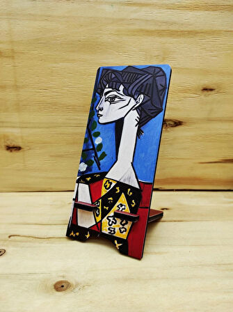 Pablo Picasso Set 6 - Kupa Traverten Bardak Altlığı Mousepad Mdf Telefon Standı