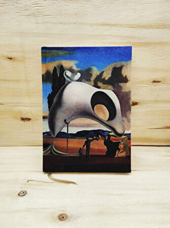 Salvador Dali Set 7 - Defter Kalem Kanvas Çanta 3