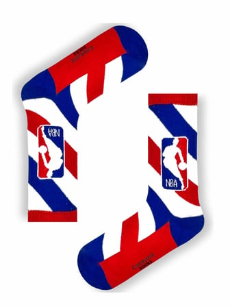 7'li Basketbol Team Desenli Spor Çorap