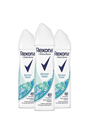 Rexona Kadın Deodorant Shower Fresh 150 ML - 3'lü Avantaj Paketi