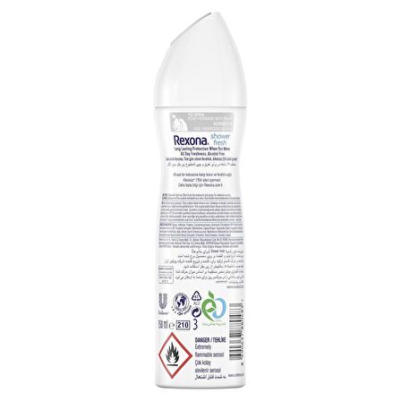 Rexona Kadın Deodorant Shower Fresh 150 ML - 3'lü Avantaj Paketi