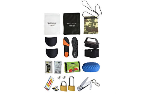 9 LU TEMEL İHTİYAÇ ASKER SETİ - ACEMİ VE BEDELLİ 