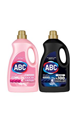 ABC Karma Renkler İçin Sıvı Deterjan 2x2.7 lt 90 Yıkama 