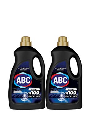 ABC Siyahlar İçin Sıvı Deterjan 2x2.7 lt 