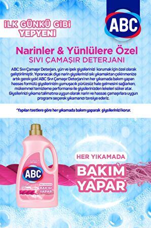 ABC Renkliler - Siyahlar İçin Sıvı Deterjan 2x2.7 lt 90 Yıkama 