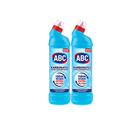 ABC Karbonatlı Ultra Çamaşır Suyu 750 ml 2'li Paket