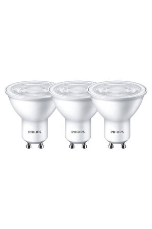 PHILIPS LED SPOT 50W GU10 BEYAZ GÜN IŞIĞI 4000K 3LÜ