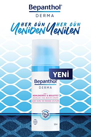 Bepanthol Derma Günlük Yüz Bakım Kremi + 3 Adet Derma SPF 25 Yüz Bakım Kremi 5ml Hediyeli