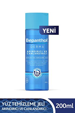 Bepanthol Derma Arındırıcı&Canlandırıcı Yüz Temizleme Jeli 200 ml 2'li Paket