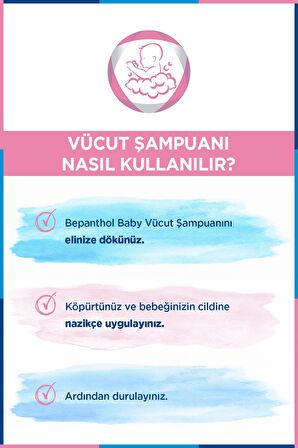 Bepanthol Baby Vücut Şampuan 400ml + Baby Nemlendirici Vücut Kremi 200 ml