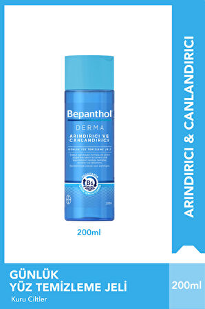 Bepanthol Derma Günlük Yüz Temizleme Jeli 200 ml & 3 adet Temel Nemlendirici Losyon 10ml