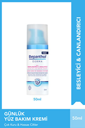 Bepanthol Derma Nemlendirici Günlük Yüz Bakım Kremi 50ml & 5 Adet Yoğun Nemlendirici Losyon 10 ml