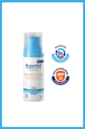 Bepanthol Derma Nemlendirici SPF25 Günlük Yüz Bakım Kremi & 5 Adet Yoğun Nemlendirici Losyon 10 ml