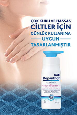 Derma Yoğun Nemlendirici 400 ml Losyon & 10 adet Yoğun Nemlendirici Losyon 10 ml