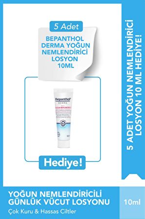 Derma Yoğun Nemlendirici Gece Yüz Bakım Kremi 50ml & 5 adet Yoğun Nemlendirici Losyon 10 ml