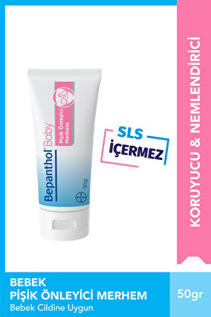 Pişik Önleyici Merhem 50g 2'li Paket + Müslin Bebek Örtüsü Hediye