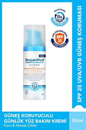 Yüz Bakım Kremi SPF 50ml + Dudak Kremi 7.5ml + SPF Mini Yüz Kremi Hediye