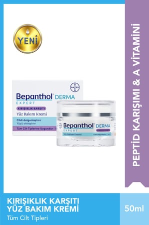 Bepanthol Derma Expert Kırışıklık Karşıtı Yüz Bakım Kremi & Tuvana Büyükçınar Tasarım Çanta