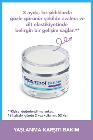 Bepanthol Derma Expert Kırışıklık Karşıtı Yüz Bakım Kremi & Tuvana Büyükçınar Tasarım Çanta