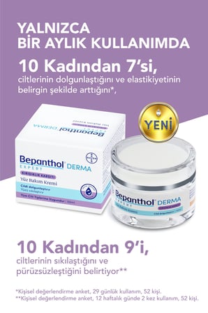 Bepanthol Derma Expert Kırışıklık Karşıtı Yüz Bakım Kremi & Tuvana Büyükçınar Tasarım Çanta