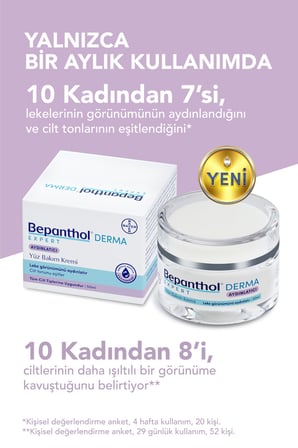 Bepanthol Derma Expert Aydınlatıcı Yüz Bakım Kremi & Tuvana Büyükçınar Tasarım Çanta