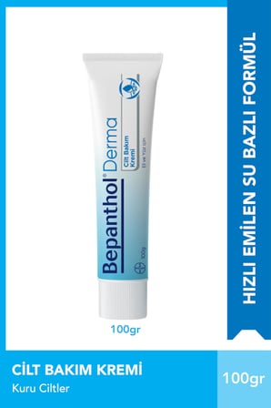 Bepanthol Cilt Bakım Kremi 100g + Dudak Bakım Kremi 7.5ml & Tuvana Büyükçınar Tasarım Çanta