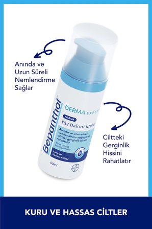 Derma Yoğun Nemlendirici Bakım Kremi 50ml + Günlük Yüz Yıkama Jeli 200ml