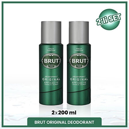 Original Erkek Deodorant 200 ml X2 Adet